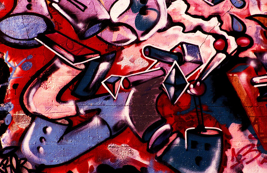 Graffiti Art - 042 #1 Photograph by Paul W Faust -  Impressions of Light