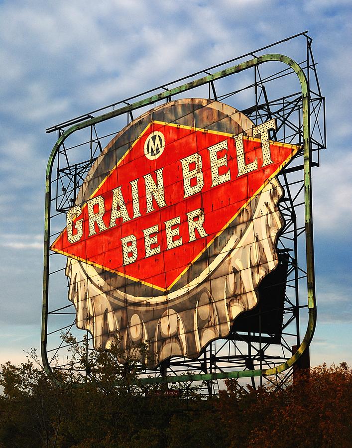 Grain Belt Beer Sign Photograph by Jim Hughes