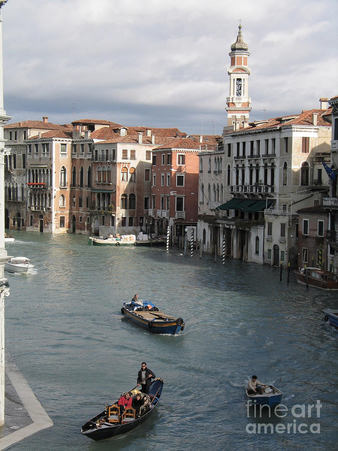Holiday Photograph - Gran Canal. Venice #1 by Bernard Jaubert