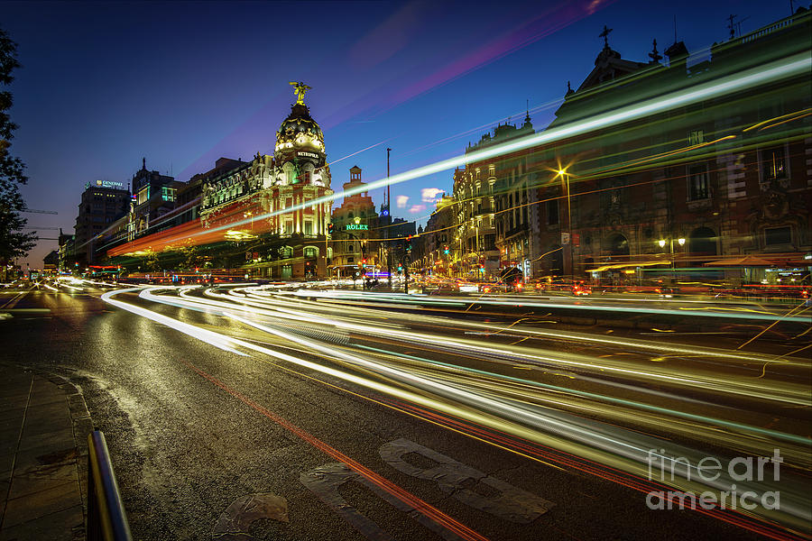 Gran Via Madrid Spain #2 Photograph by Pablo Avanzini