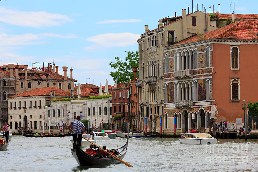 Grand Canal in Venice Italy #1 Photograph by Louise Heusinkveld