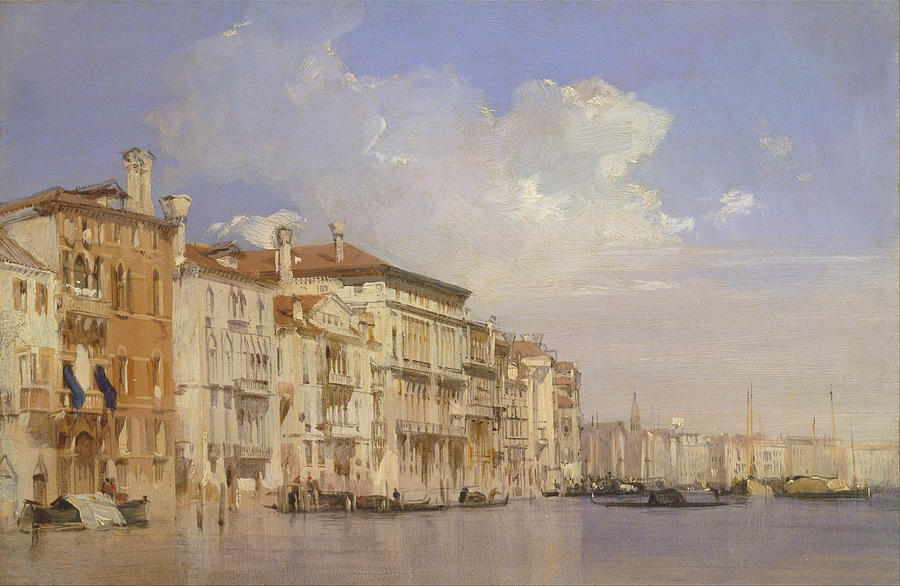 Grand Canal Venice #2 Painting by Richard Parkes Bonington