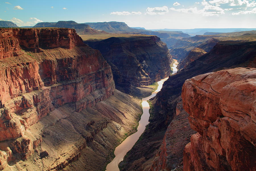 Grand Canyon and Colorado River #1 Photograph by Roupen Baker