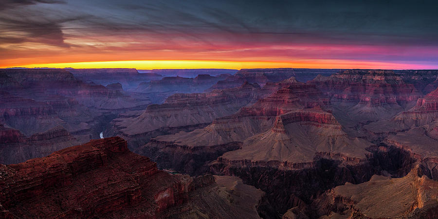 Grand Canyon Evening #1 Photograph by Andrew Soundarajan