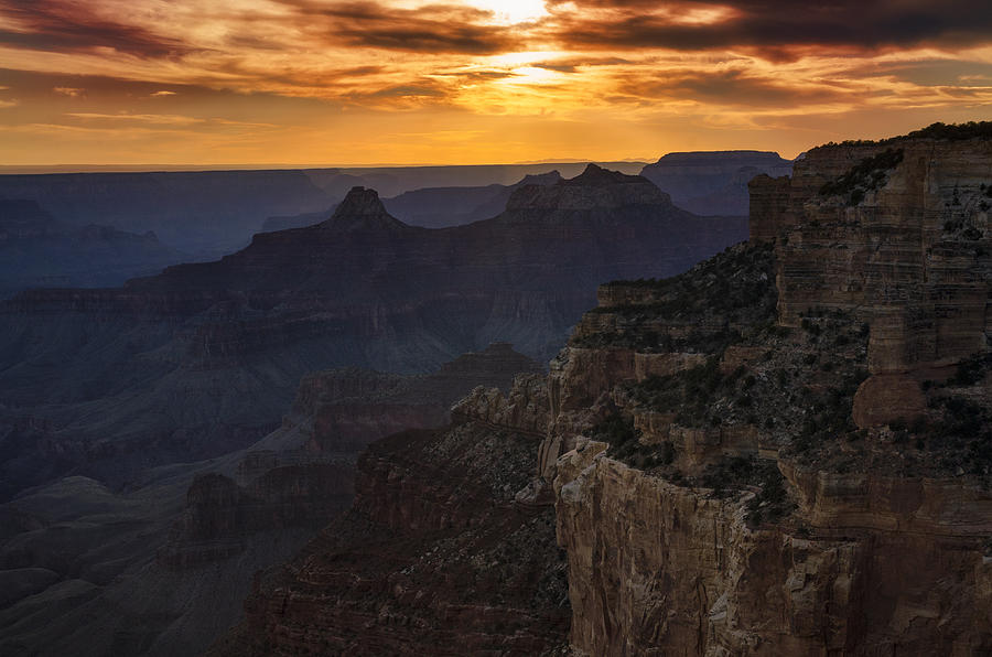 Grand Canyon Sunset  #1 Photograph by Saija Lehtonen