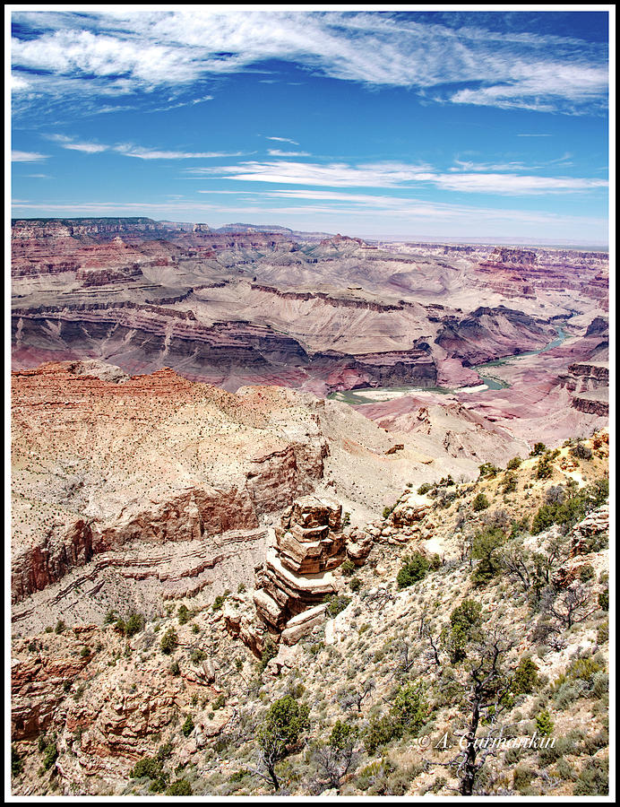 Grand Canyon View from the South Rim, Arizona #1 Photograph by A Macarthur Gurmankin