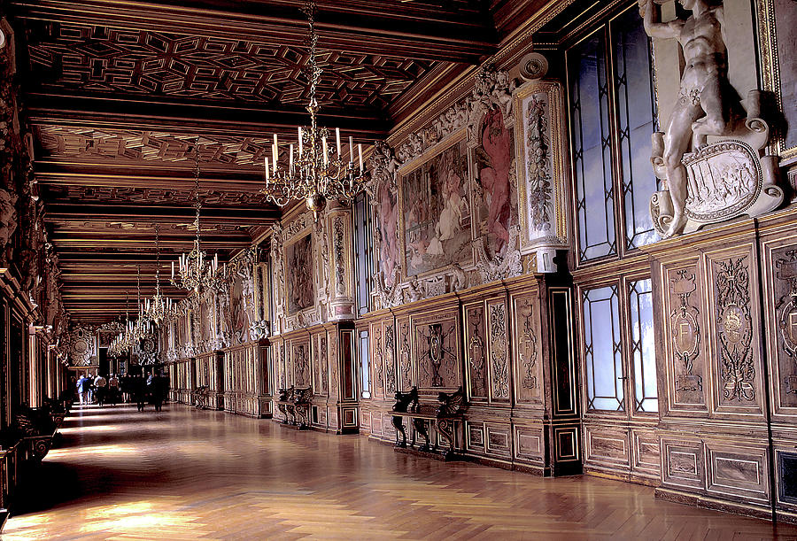 Grand Hall In Fontainebleau In France Photograph