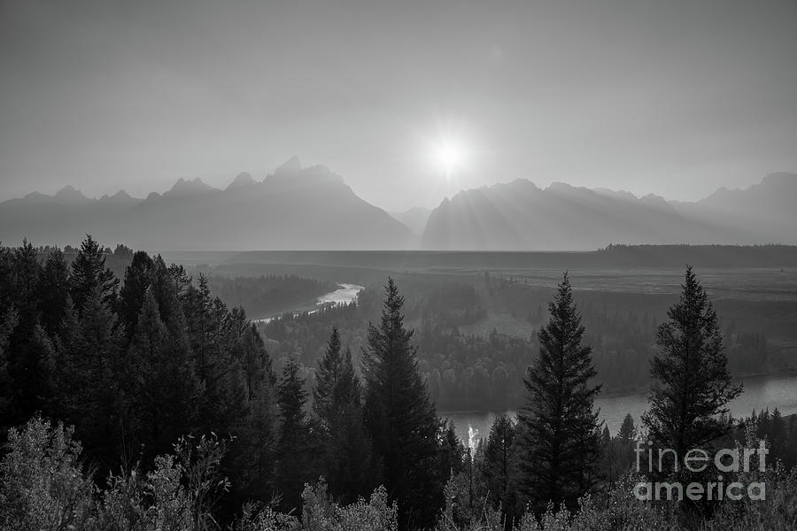 Grand Teton Sunset at Snake River  #1 Photograph by Michael Ver Sprill