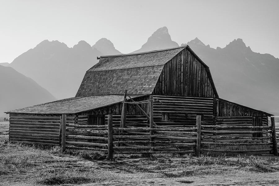 Grand Tetons Barn Mormon Row #1 Photograph by John McGraw