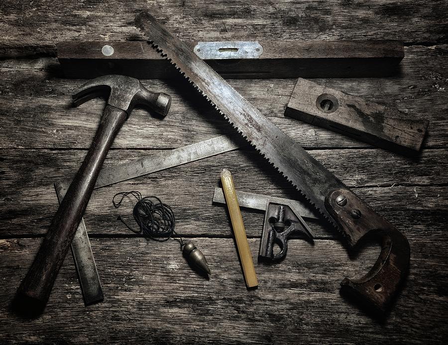 Granddads Tools #1 Photograph by Mark Fuller