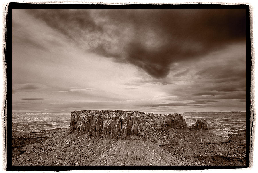 Desert Photograph - Grandview Canyonlands National Park Utah #1 by Steve Gadomski
