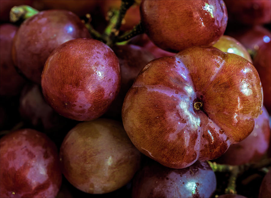 Grape Still Life #1 Photograph by Robert Ullmann
