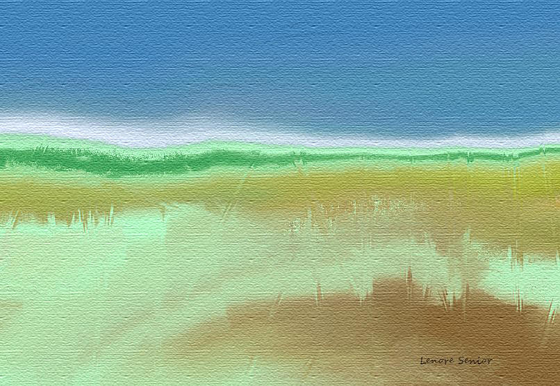 Abstract Painting - Grasslands #1 by Lenore Senior