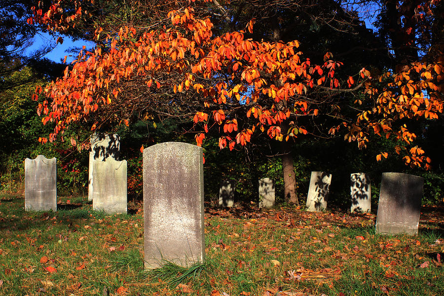 Graveyard Commack New York #1 Photograph by Bob Savage