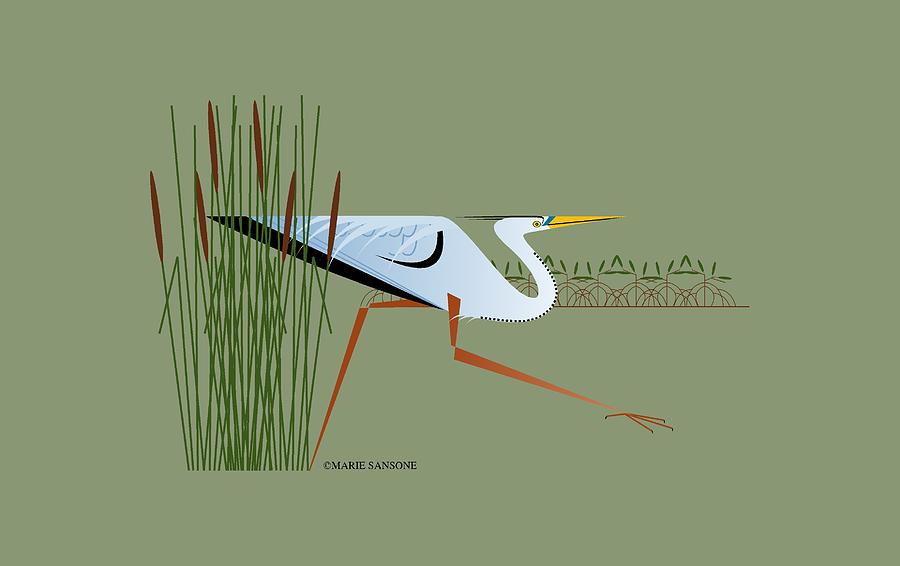 Great Blue Heron by Marie Sansone Great Blue Heron by Marie Sansone