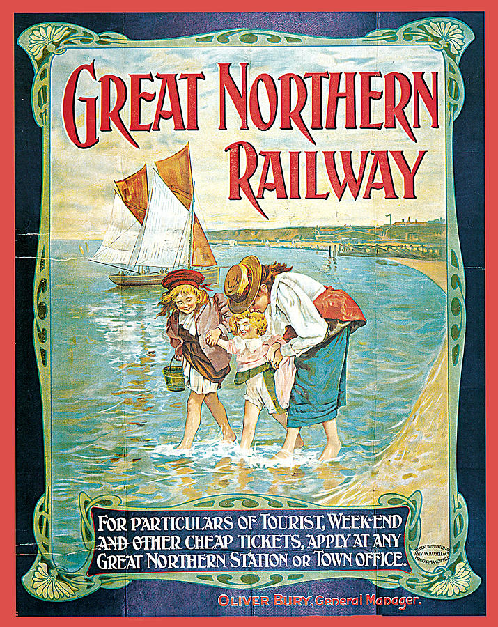 Great Northern Railway #2 Painting by John Hayes