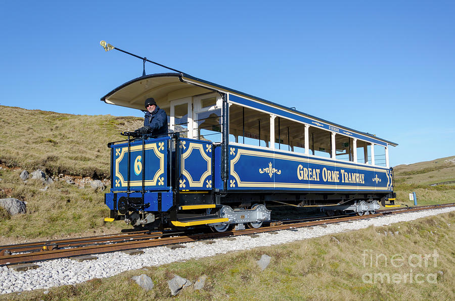 Great Orme tram #1 Photograph by Steev Stamford
