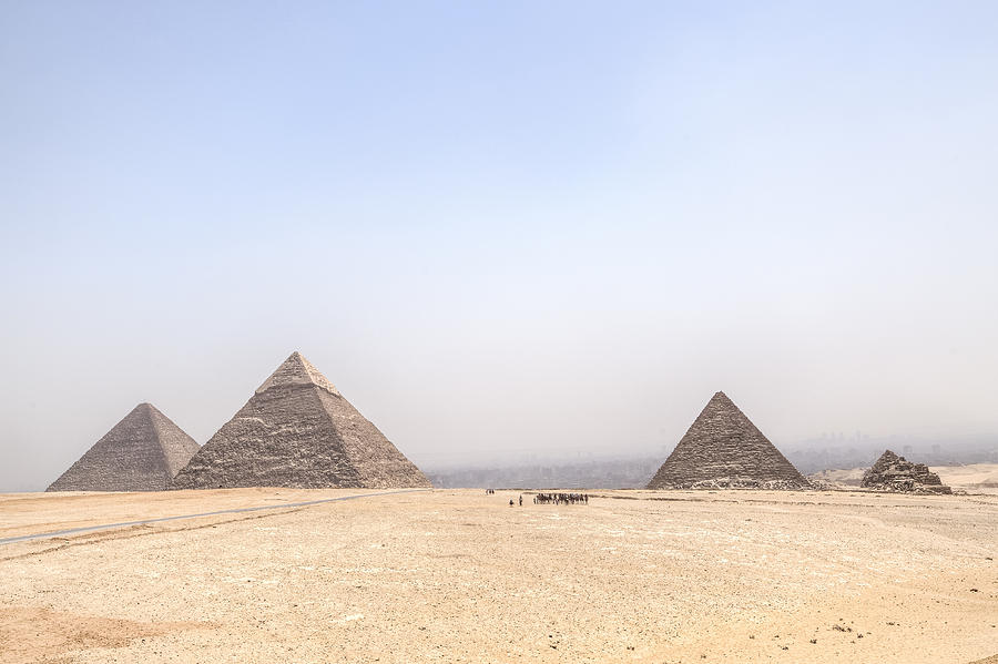 Camel Photograph - Great Pyramids of Giza - Egypt #1 by Joana Kruse