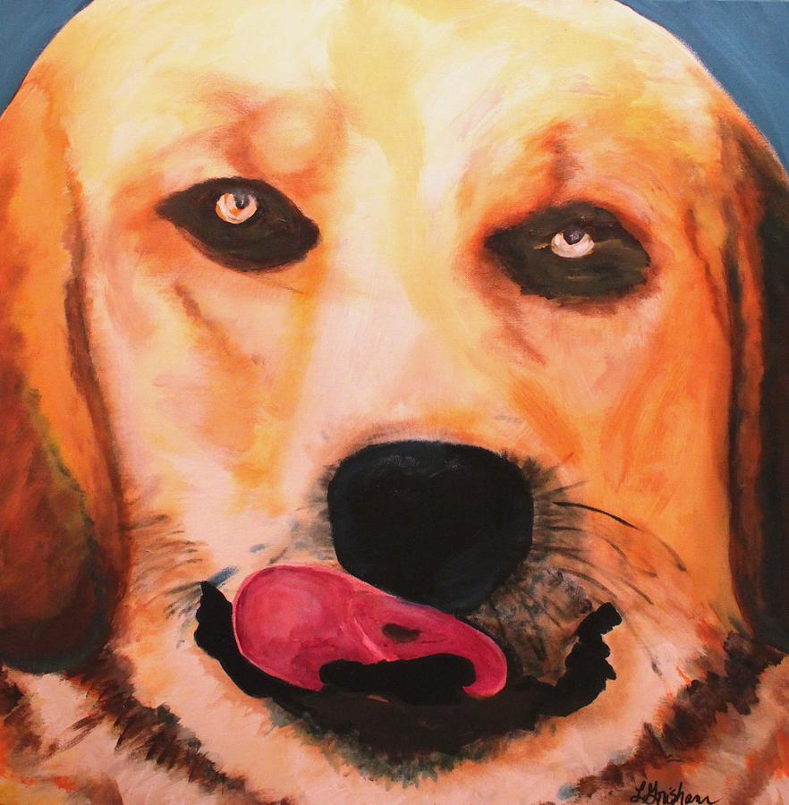 Great Pyrenees- Doc #1 Painting by Laura  Grisham