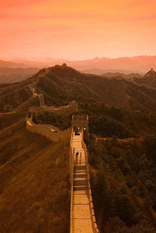 Great Wall of China #1 Photograph by Gloria & Richard Maschmeyer - Printscapes