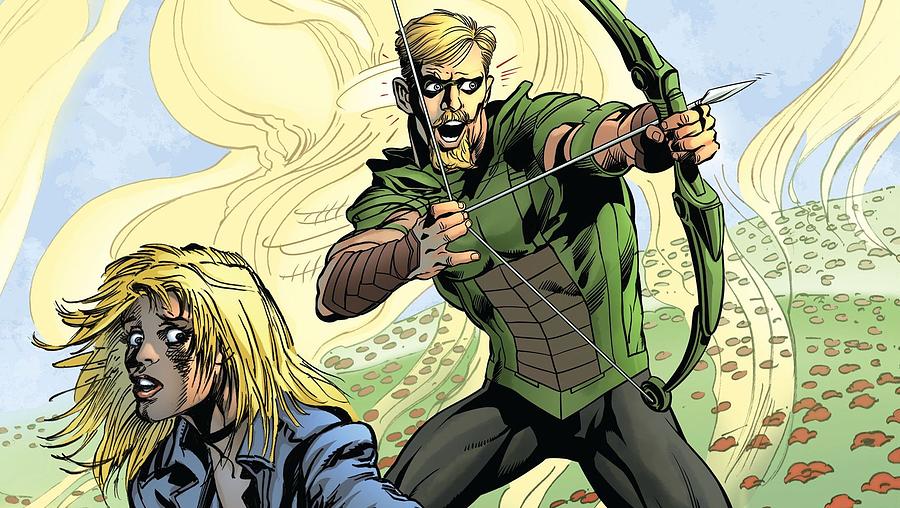Green Arrow Digital Art - Green Arrow #1 by Super Lovely