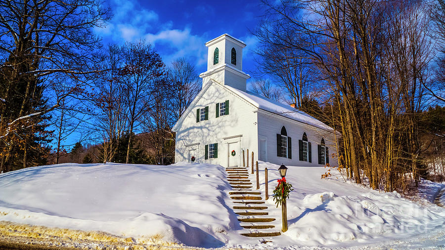 Green River Church #1 Photograph by Scenic Vermont Photography