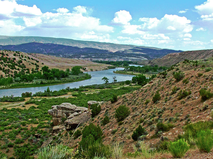 Green River on Tour of the Tilted Rocks in Dinosaur National Monument, Utah #1 Photograph by Ruth Hager