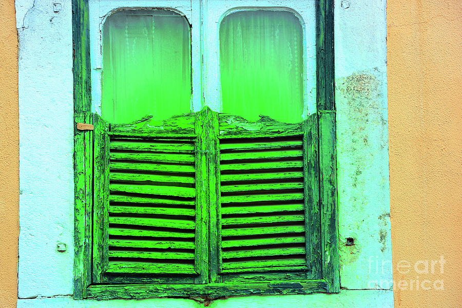Green Shutters #1 Photograph by Rick Bragan