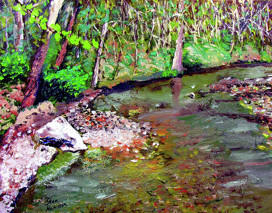 Greesy Creek #1 Painting by Stan Hamilton