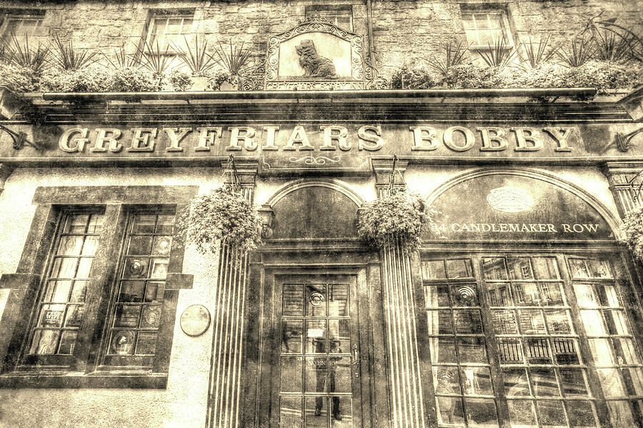 Greyfriars Bobby Pub Edinburgh Vintage #1 Photograph by David Pyatt