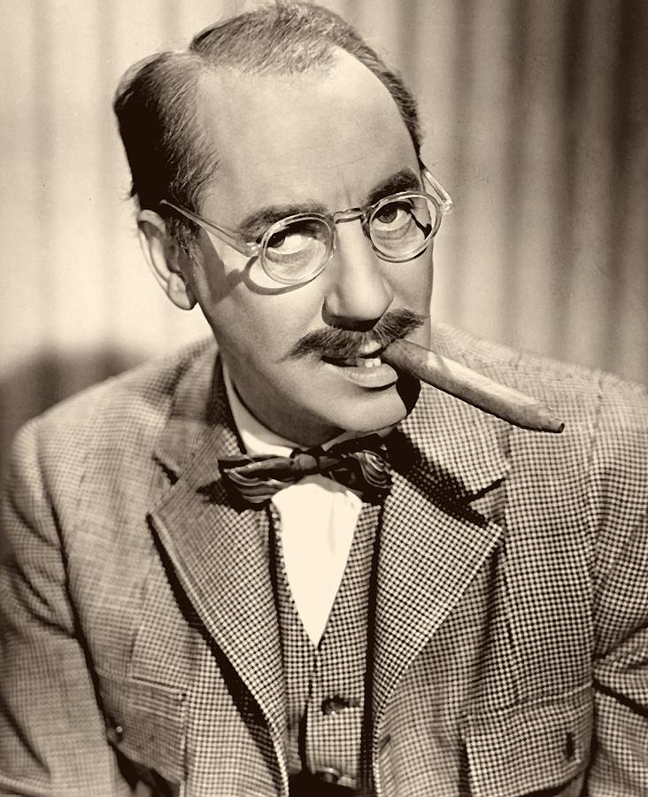Groucho Marx Photograph - Groucho Marx 1940s #1 by Mountain Dreams
