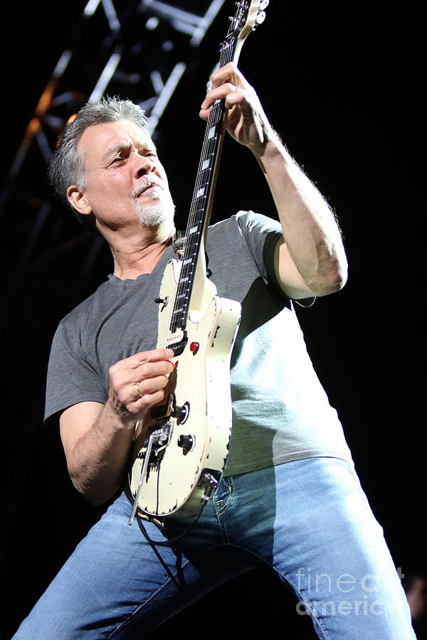 Van Halen Photograph - Eddie Van Halen by Concert Photos