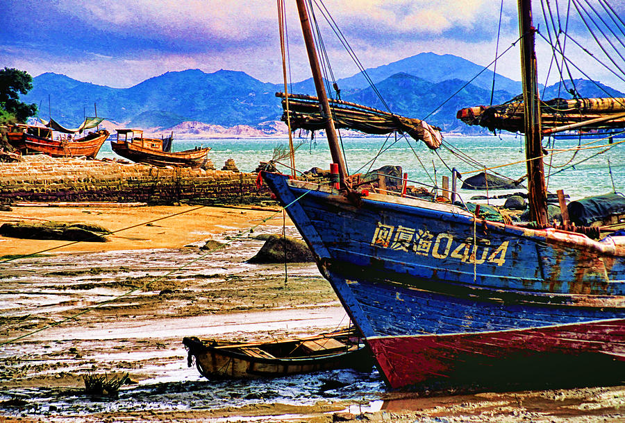 Gulangyu Boats #1 Photograph by Dennis Cox