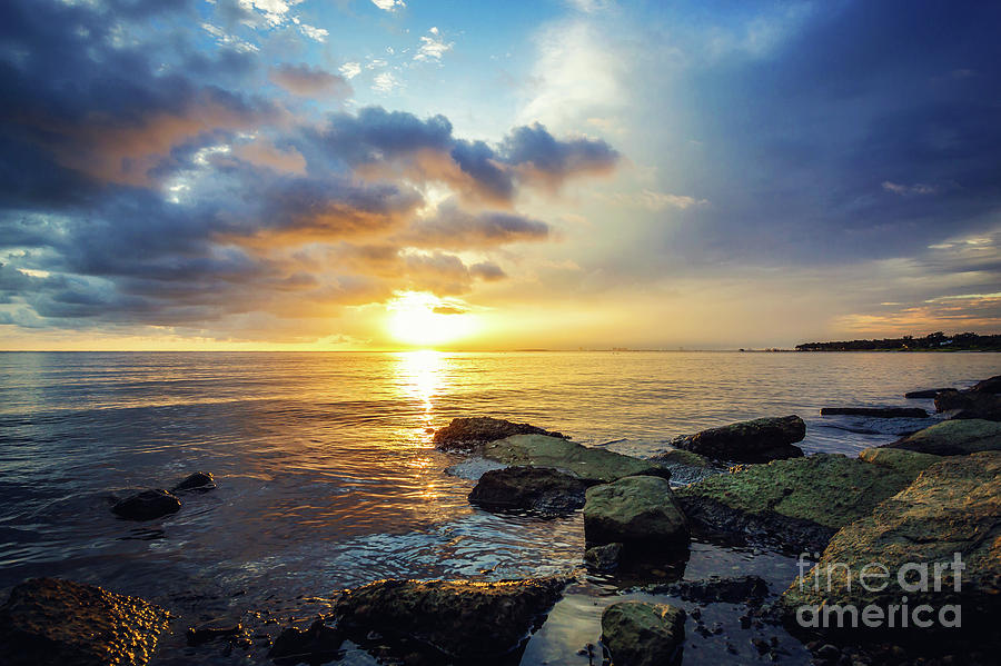 Sunset Photograph - Gulf Coast Sunset #2 by Joan McCool