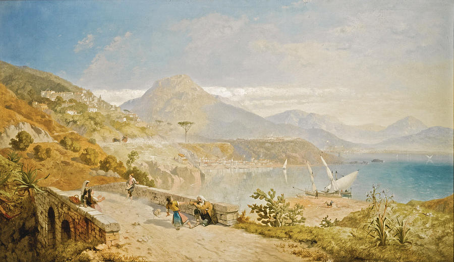 Gulf of Salerno #2 Painting by James Baker Pyne