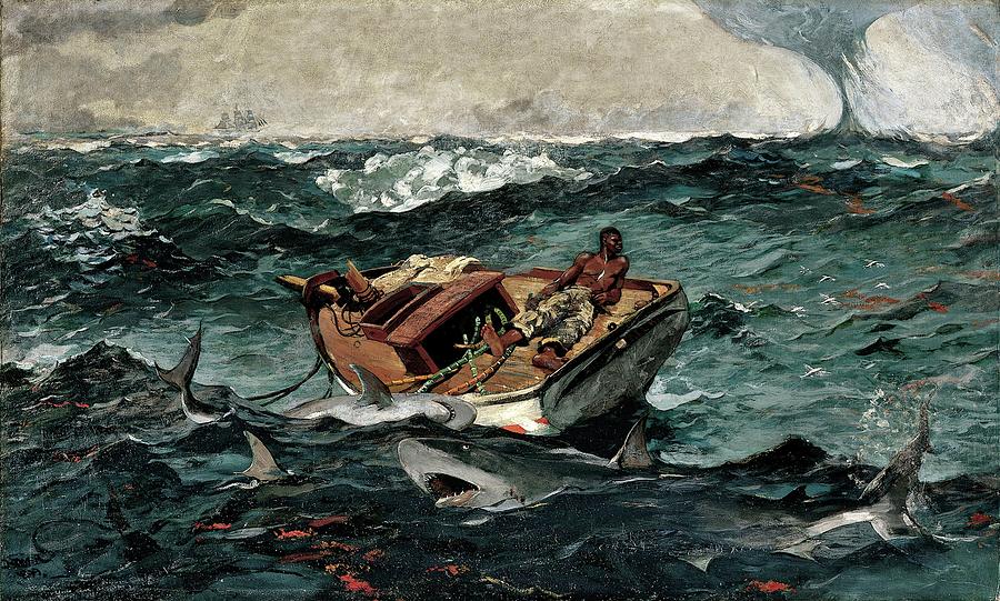 Gulf Stream #1 Painting by Winslow Homer