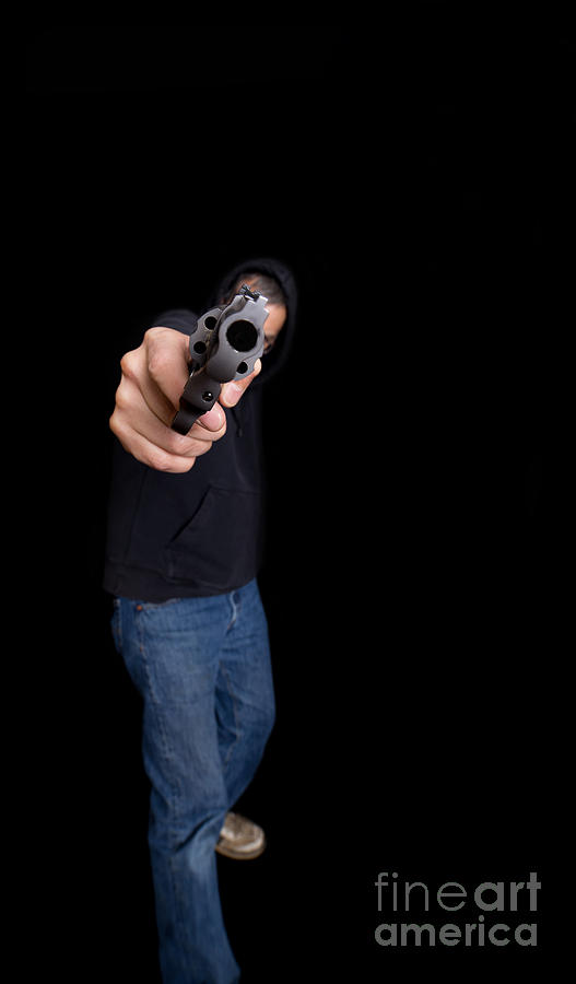 Gun Man #1 Photograph by Edward Fielding