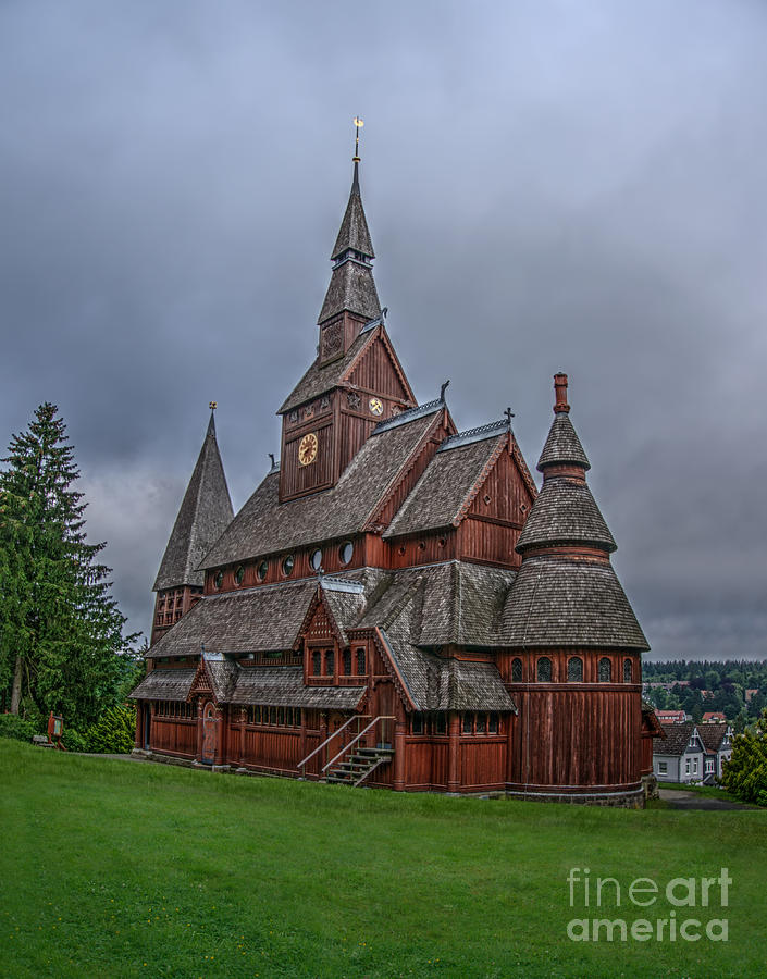 Architecture Photograph - Gustav-Adolf-Stabkirche by MSVRVisual Rawshutterbug