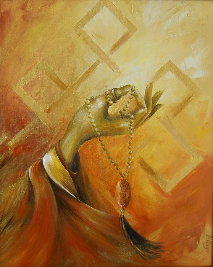 Yoga Painting - Gyan Mudra by Dina Dargo
