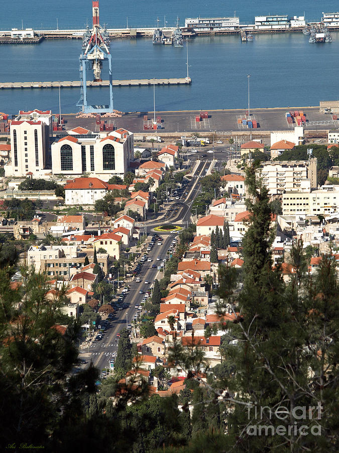 Haifa - The German colony #1 Photograph by Arik Baltinester