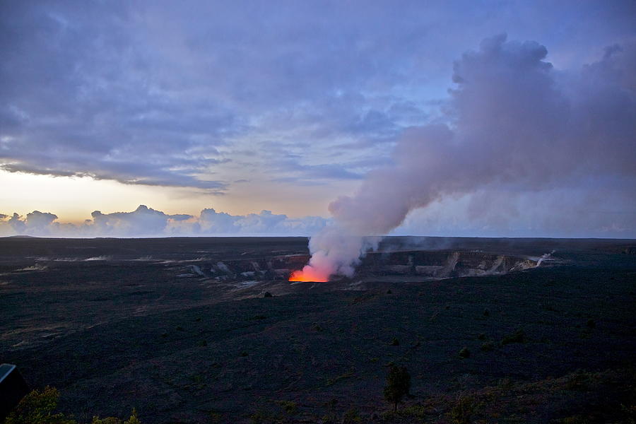 Halemaumau Crater 1 Photograph by Eddie Freeman