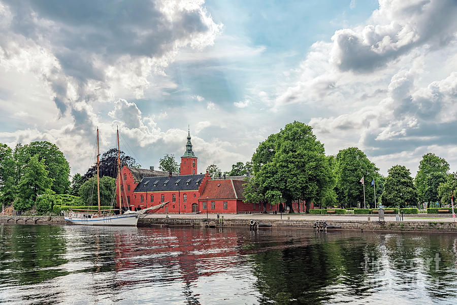 Halmstad Castle by the River #1 Photograph by Antony McAulay
