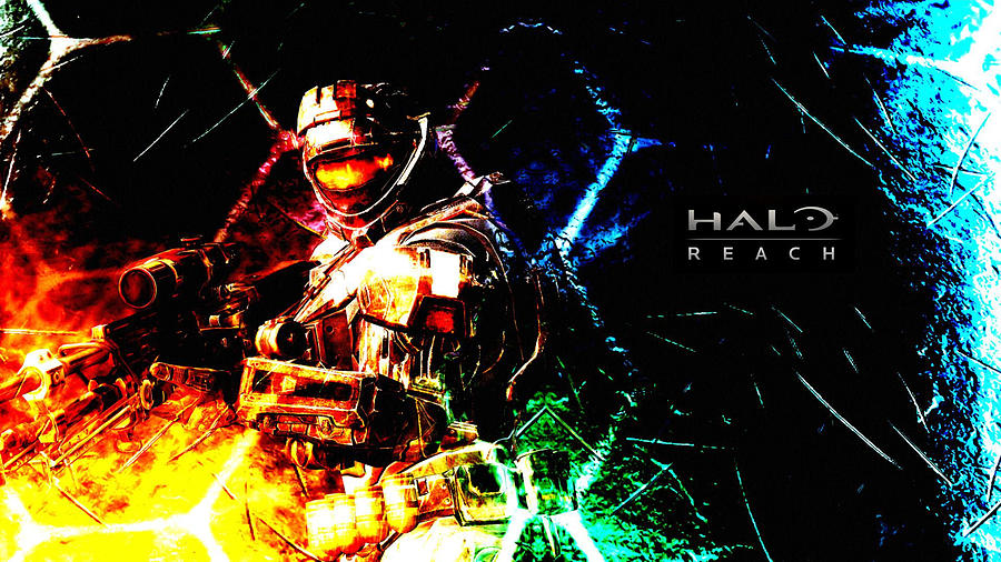 Halo Digital Art - Halo #1 by Maye Loeser