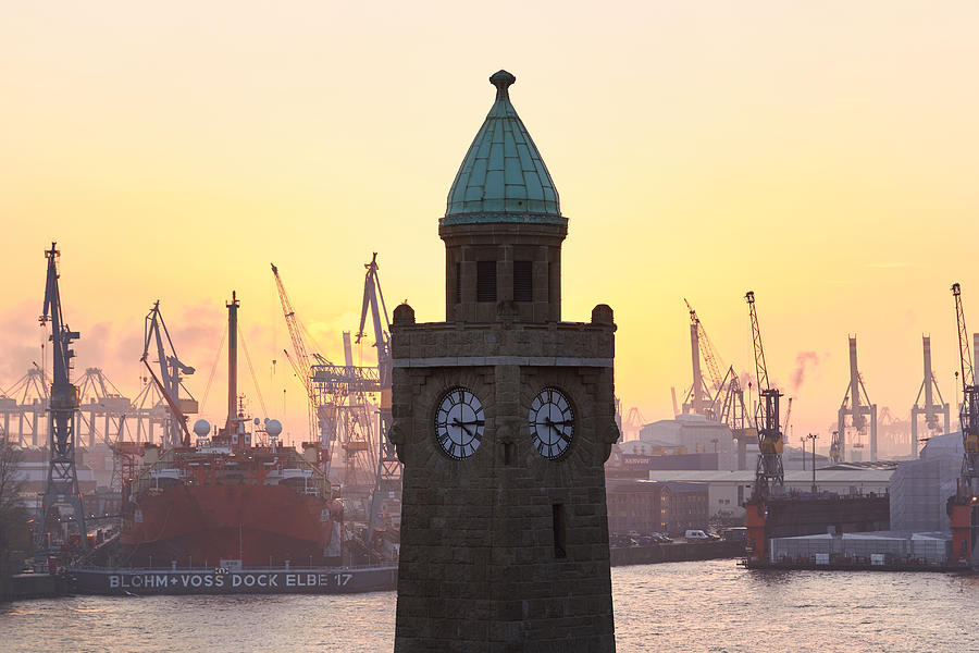 Hamburg Sunset by Marc Huebner Hamburg Sunset by Marc Huebner