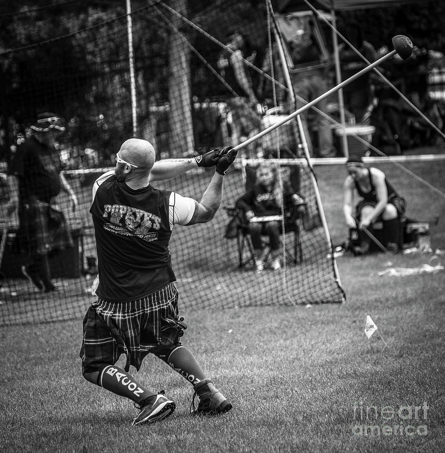Hammer Throw 2 - Scottish Festival and Highland Games Photograph by Gary Whitton