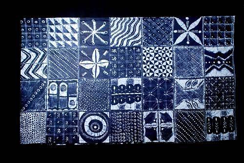 Fabric Painting - Handmade Batik #1 by Olawale Babatunde