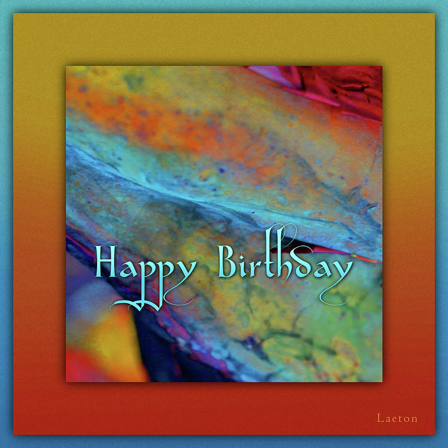 Happy Birthday #1 Digital Art by Richard Laeton