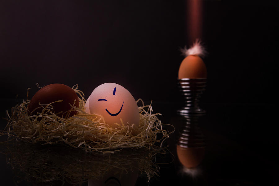 Happy Easter #1 Photograph by Christine Sponchia
