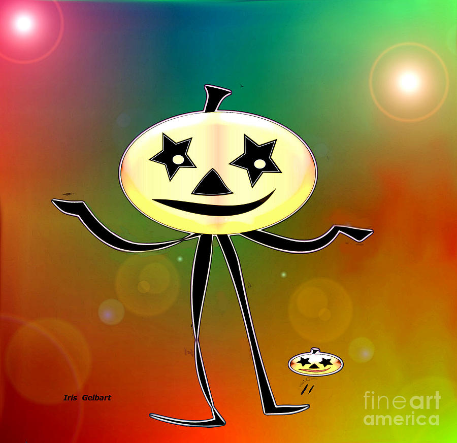 Happy Halloween #1 Digital Art by Iris Gelbart