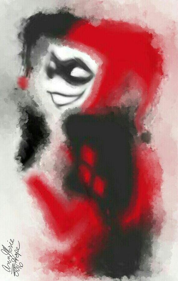 Harley Quinn Digital Art By Ann Marie Barnes